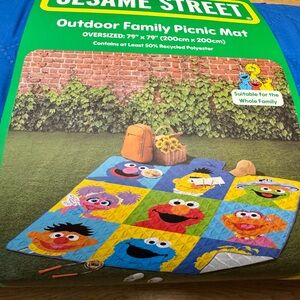 Sesame Street Outdoor Family Picnic Mat - Multicolor